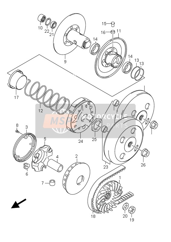 2760103H10, V Belt, Suzuki, 0